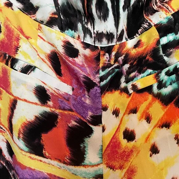 New York & Co, XS, Butterfly Outfit, Cropped Wide leg pants & Cold Shoulder top - Picture 7 of 13